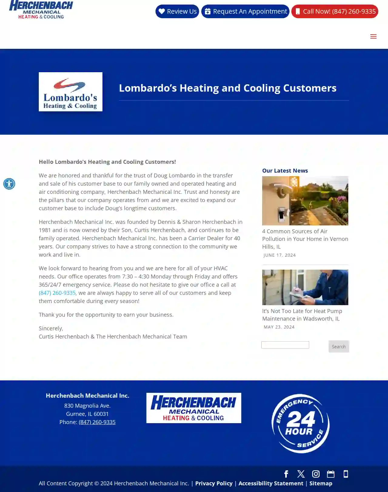 Lombardo's Heating & Cooling Corp