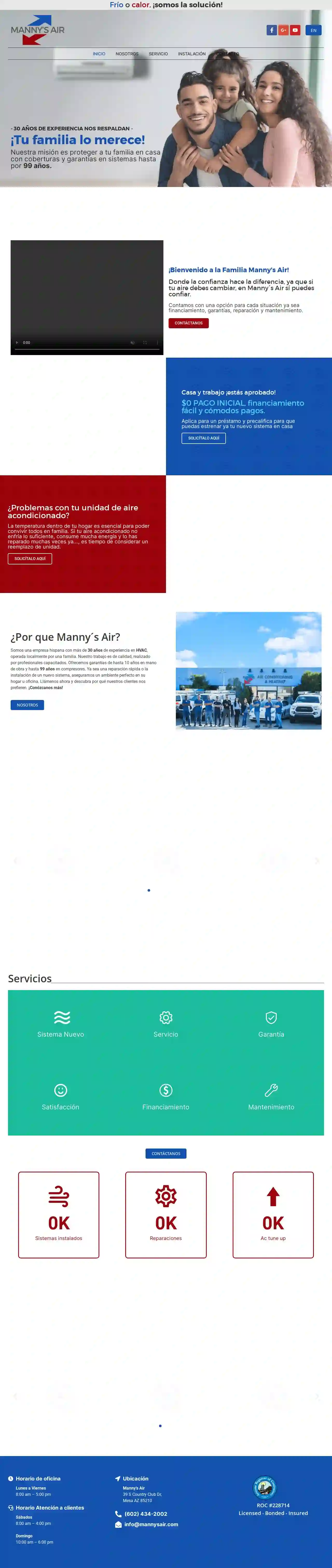 Manny's Air, LLC.