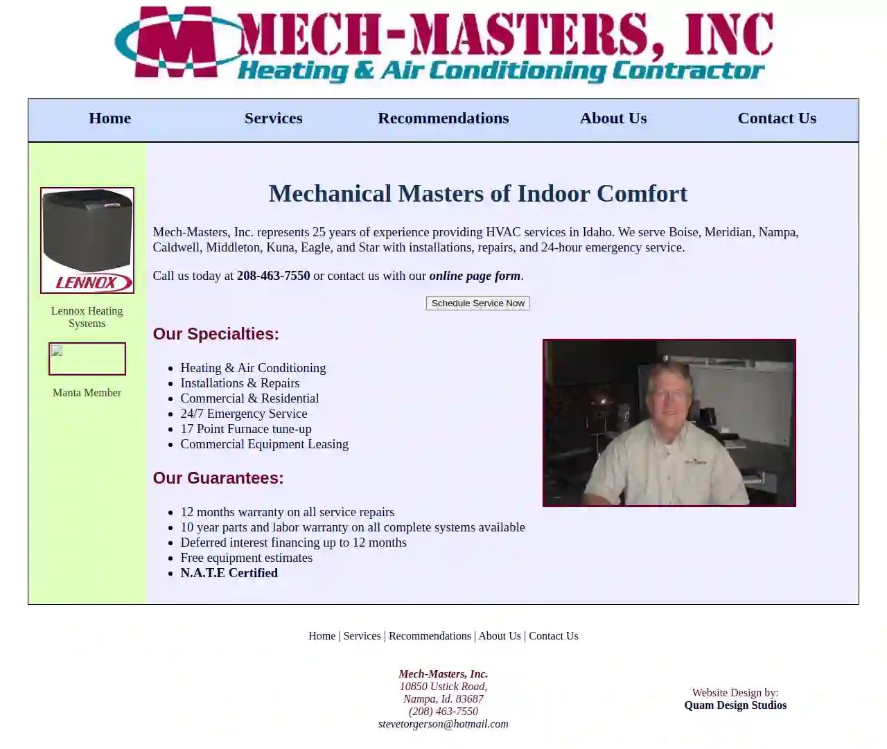 Mech-Masters, Inc Heating & Air Conditioning