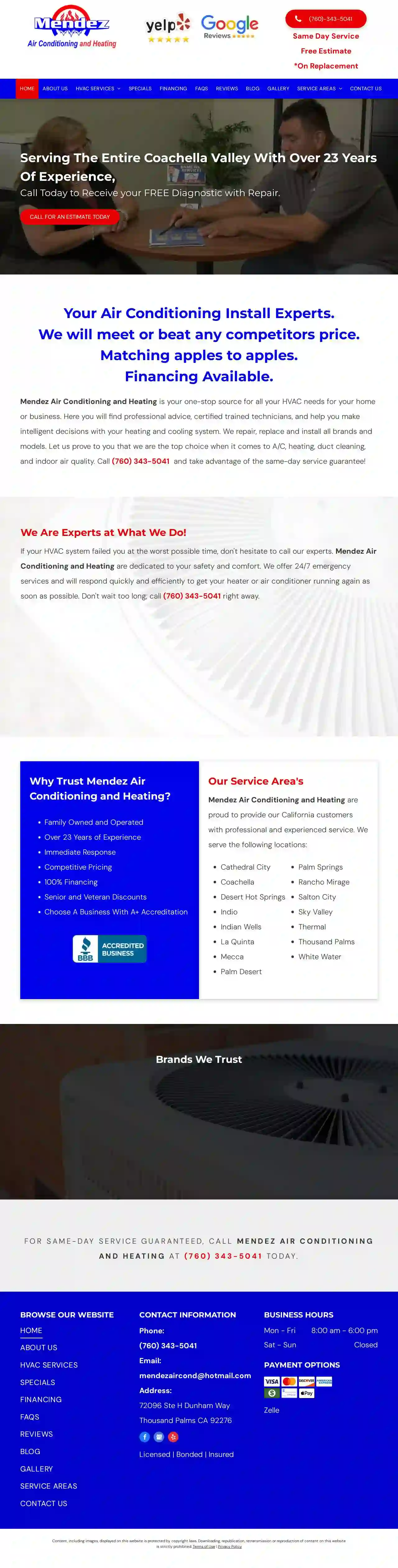 Mendez Air Conditioning & Heating