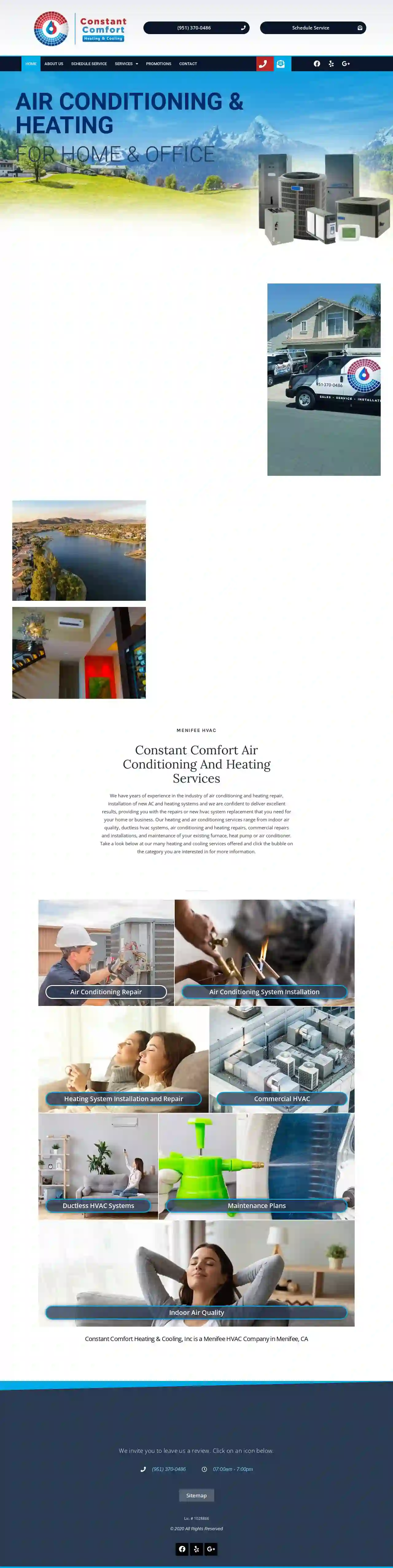 Constant Comfort Heating & Cooling, Inc