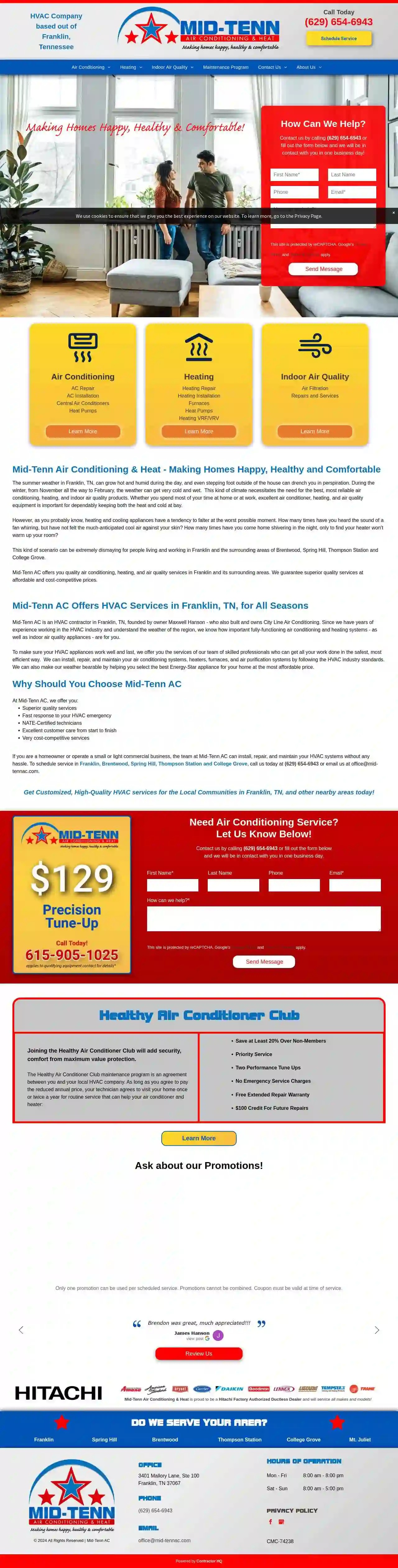 Mid Tenn Air Conditioning and Heating