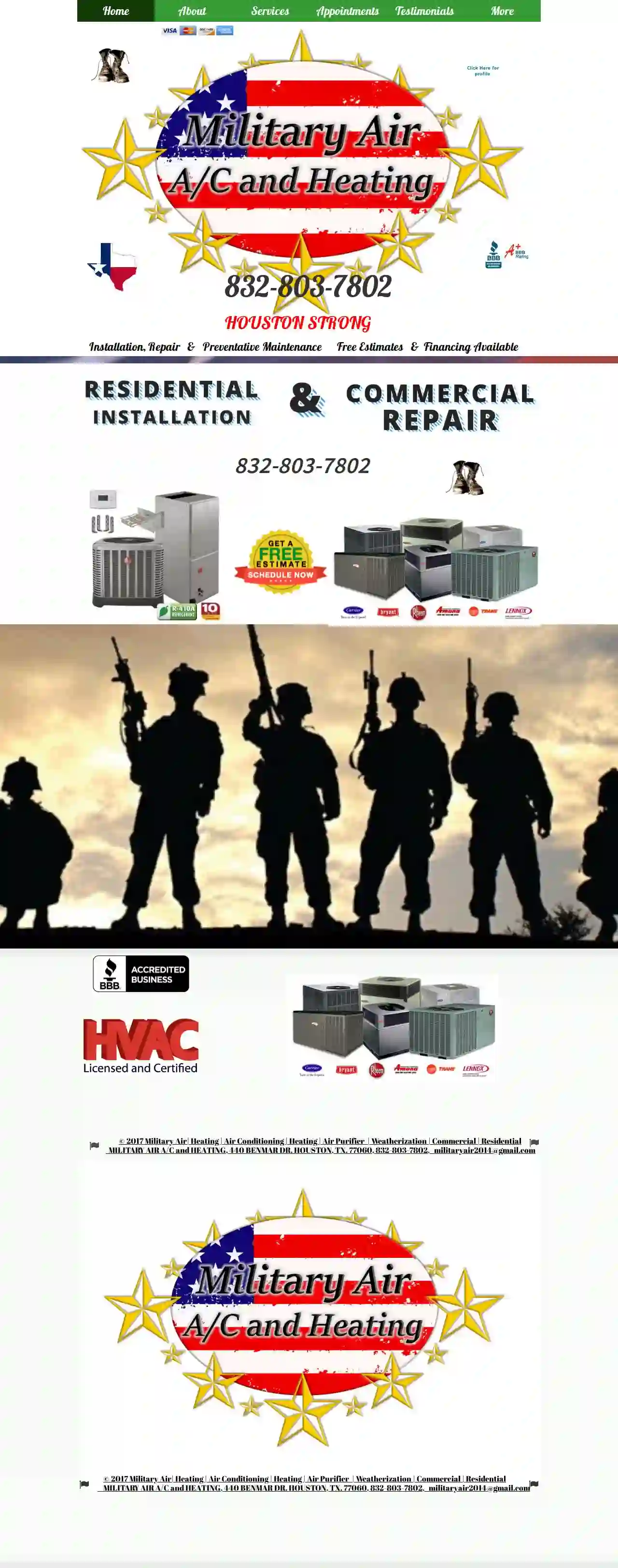 Military Air AC and Heating