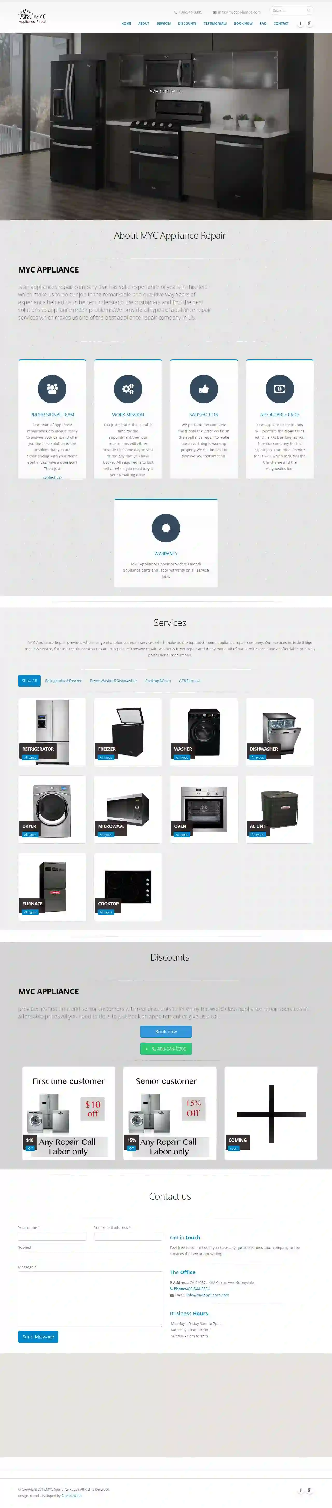 MYC Appliance Repair