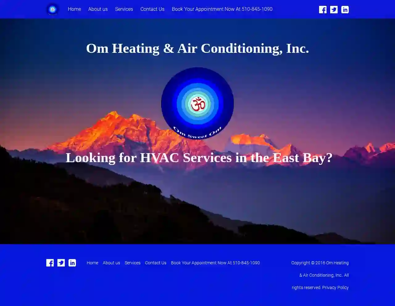 Om heating & Air conditioning,Inc