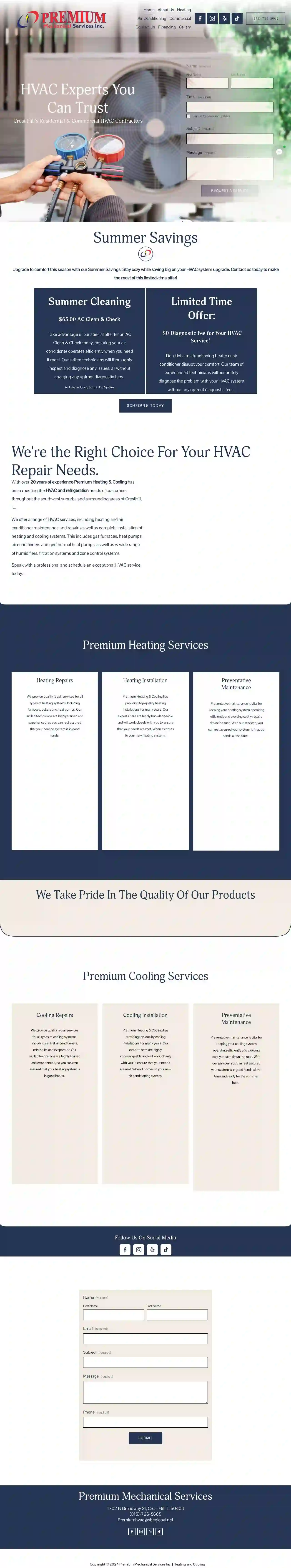 Premium Heating & Cooling