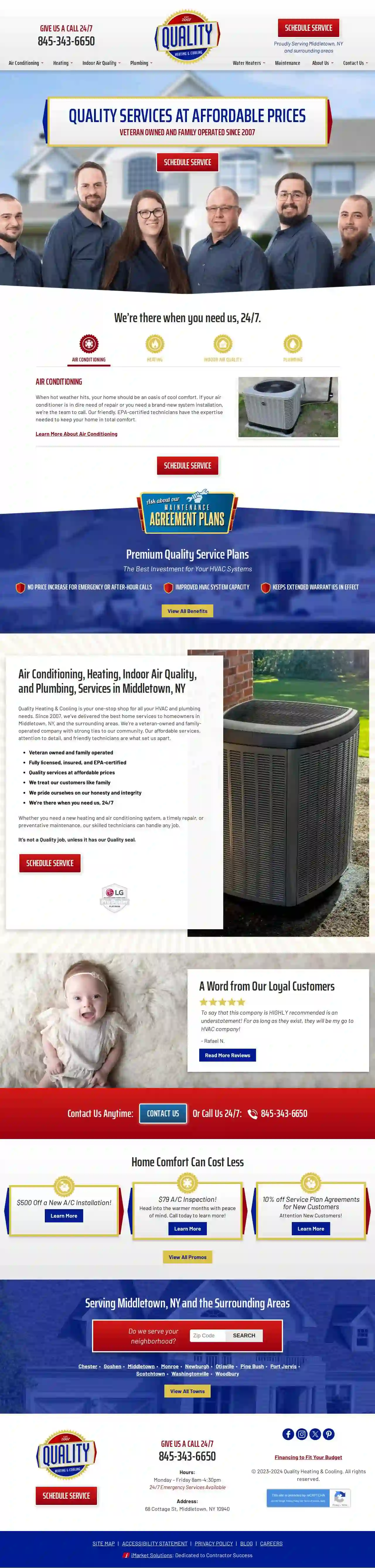 Quality Heating and Cooling