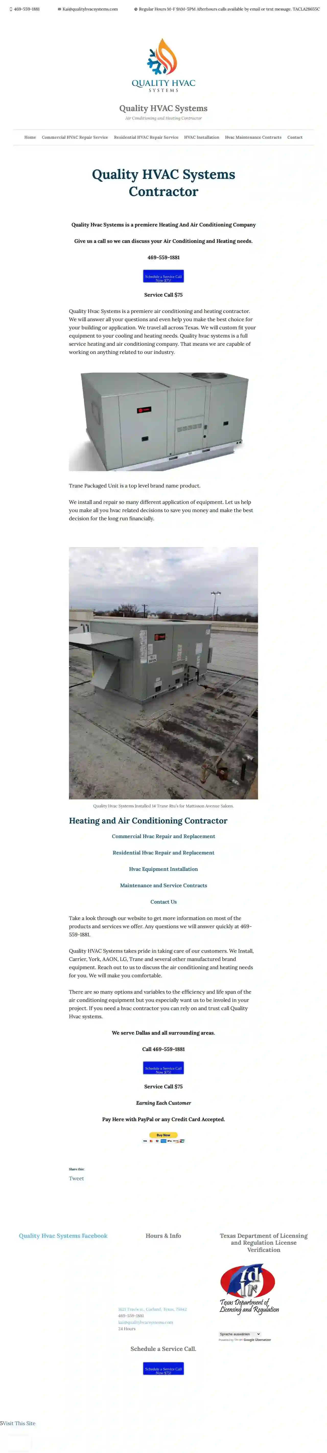 Quality HVAC Systems