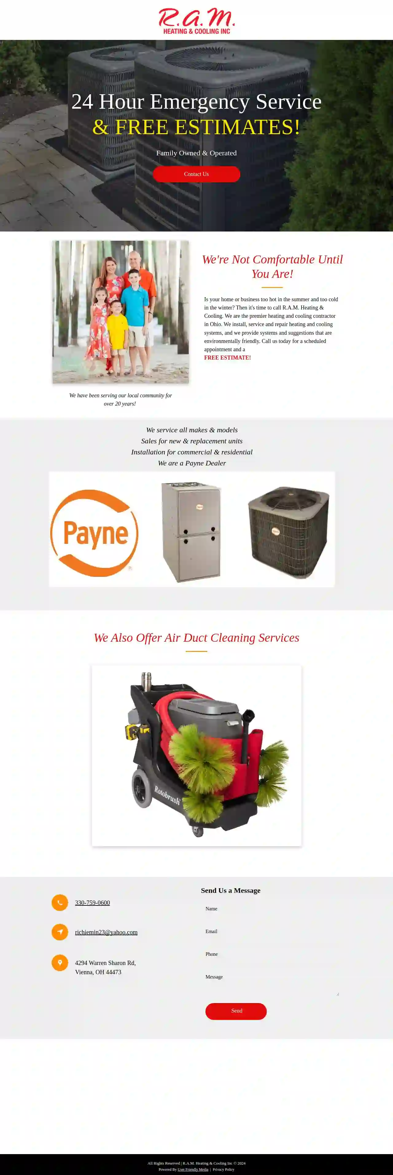 R.A.M. Heating & Cooling Inc