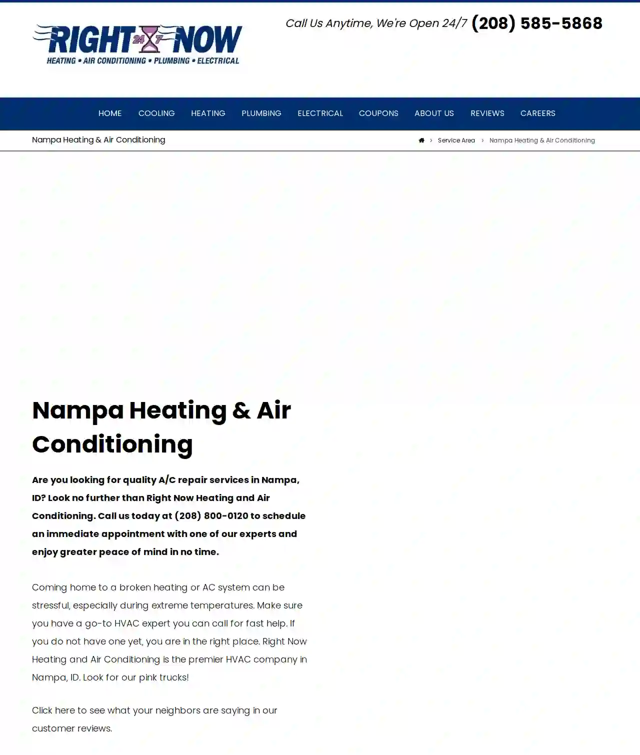 Right Now Heating, Air Conditioning & Plumbing