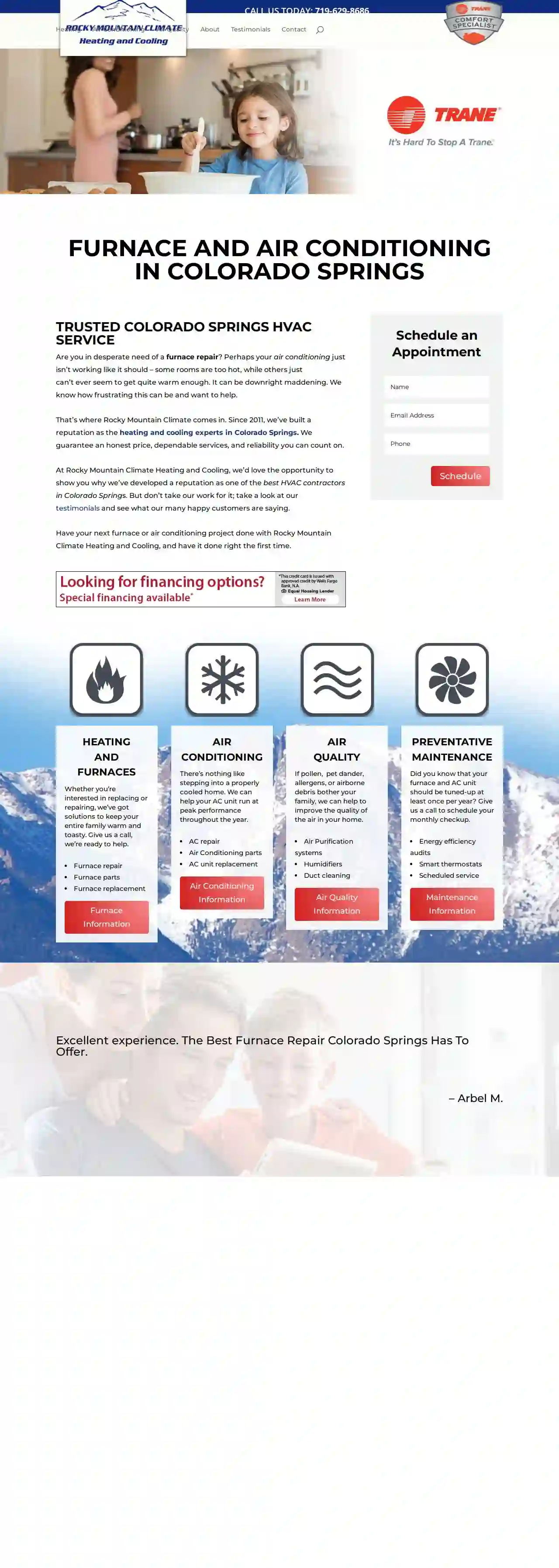 Rocky Mountain Climate Heating and Cooling