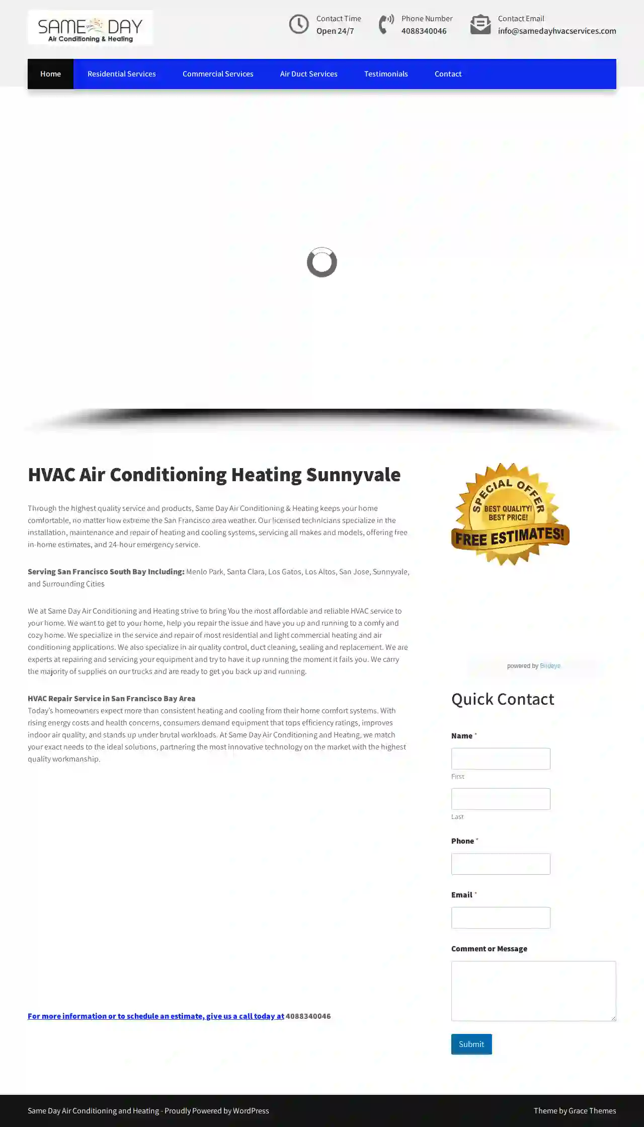 Same Day Air Conditioning & Heating