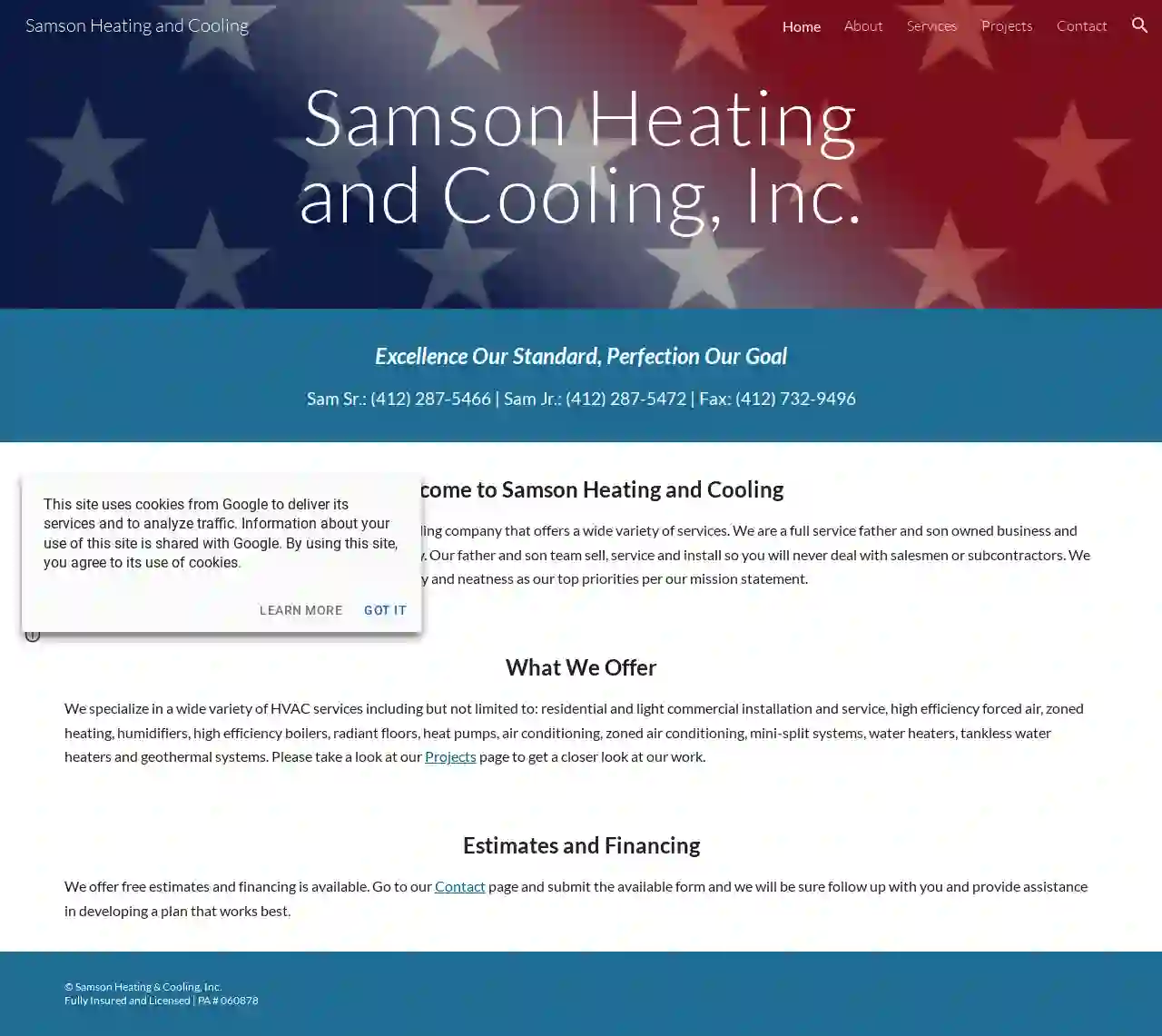 Samson Heating & Cooling, Inc.