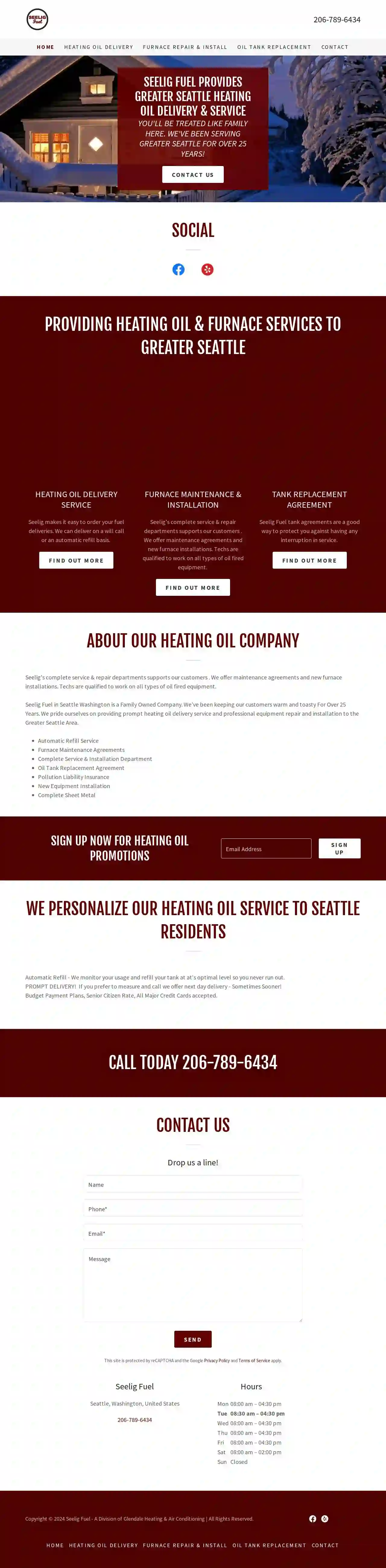 Seelig Fuel - A Division of Glendale Heating & Air Conditioning