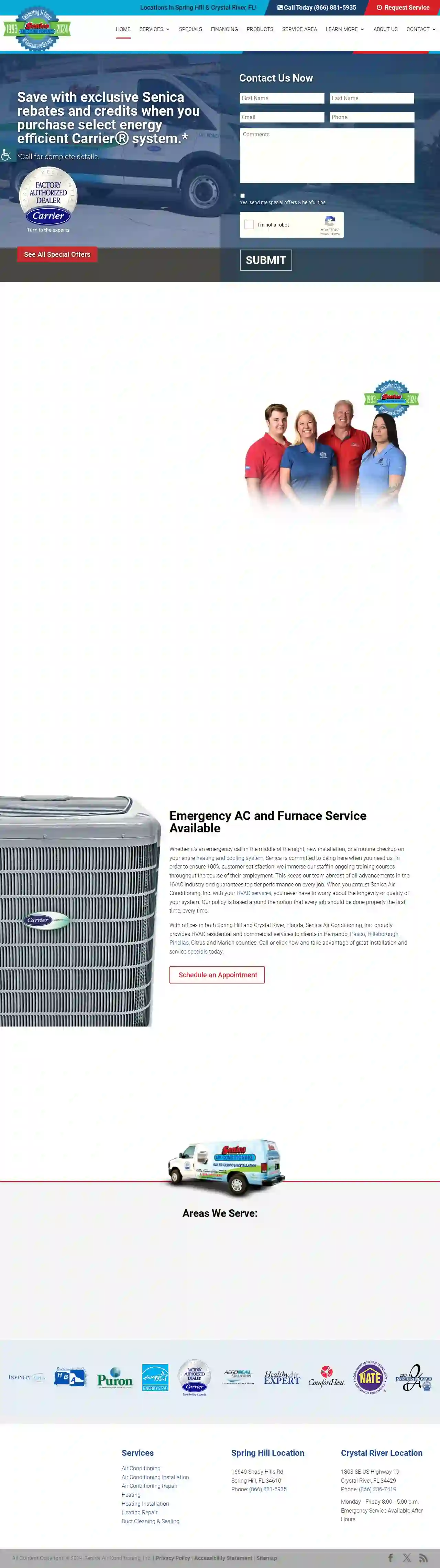 Senica Air Conditioning, Inc.