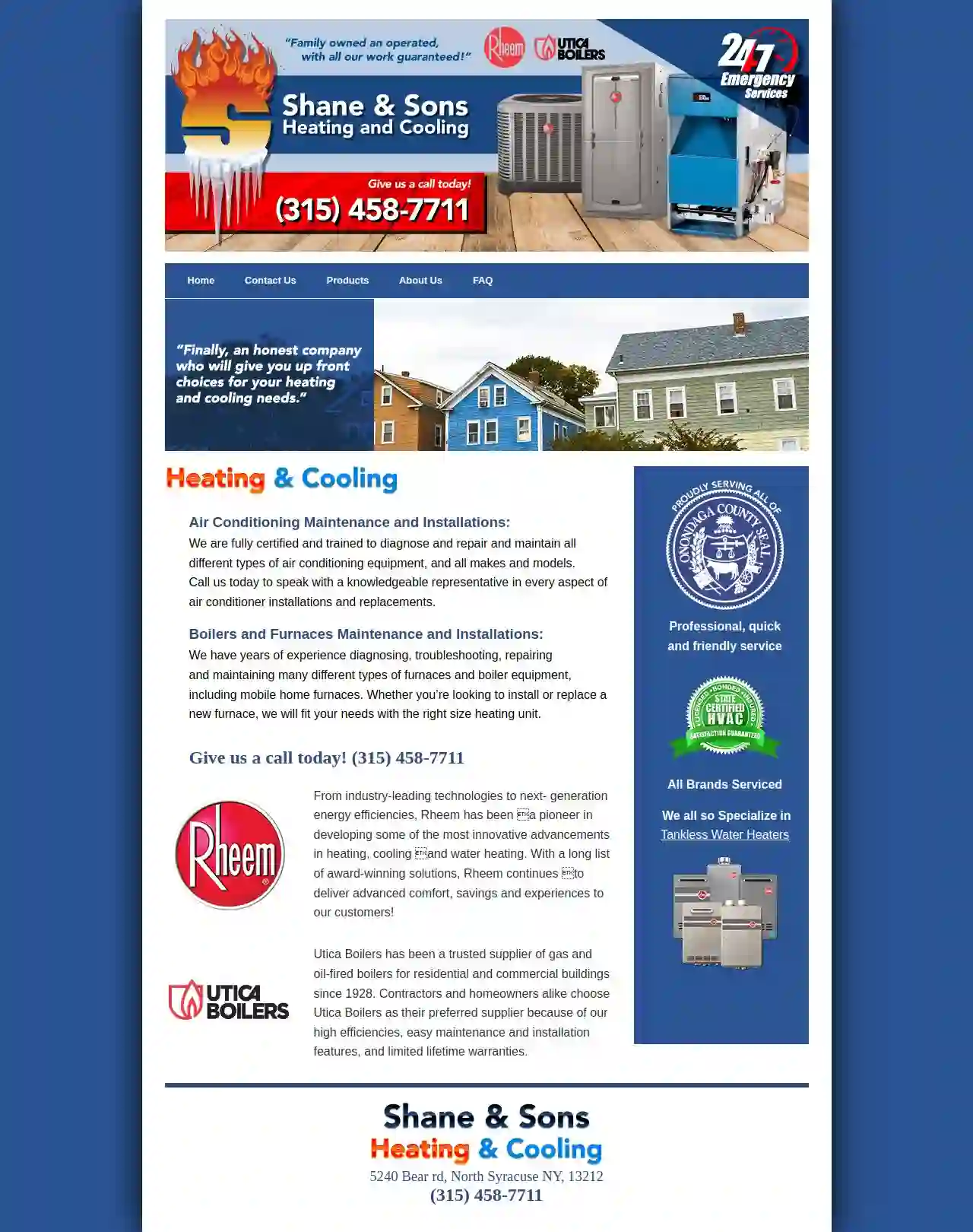 Shane & Sons Heating & Cooling