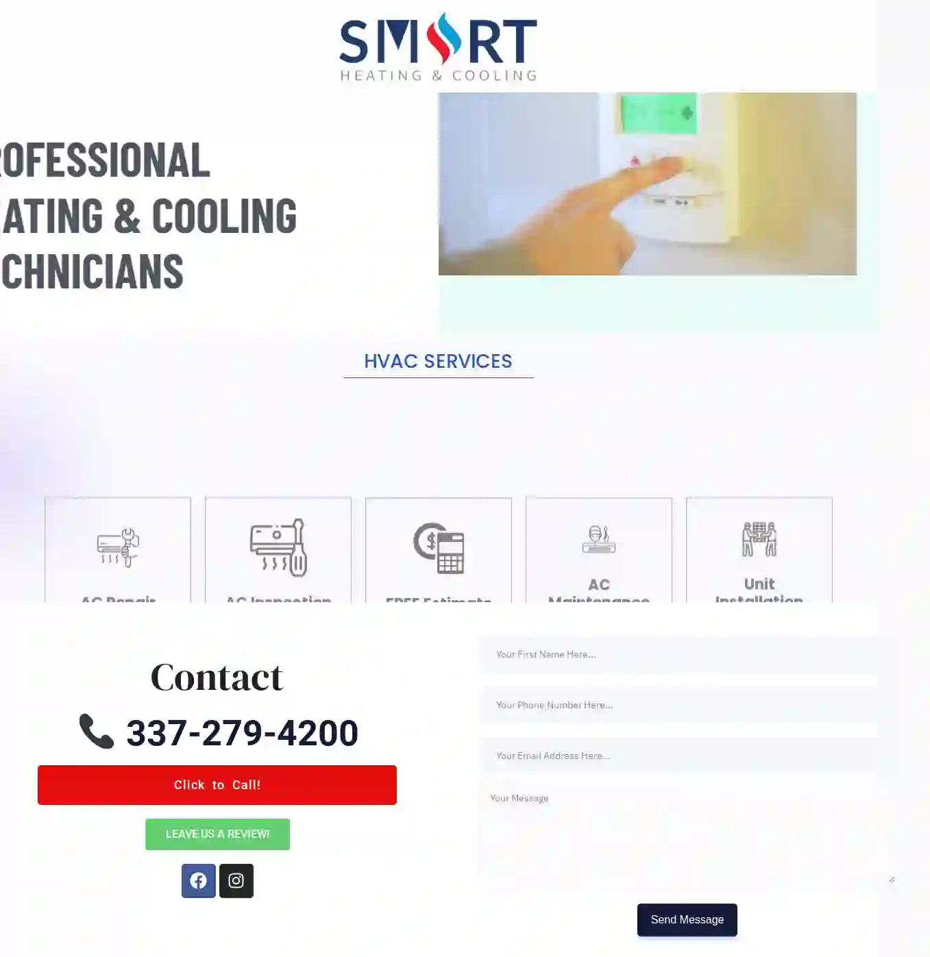 Smart Heating and Cooling - Lafayette LA | HVAC & Air Conditioning Services