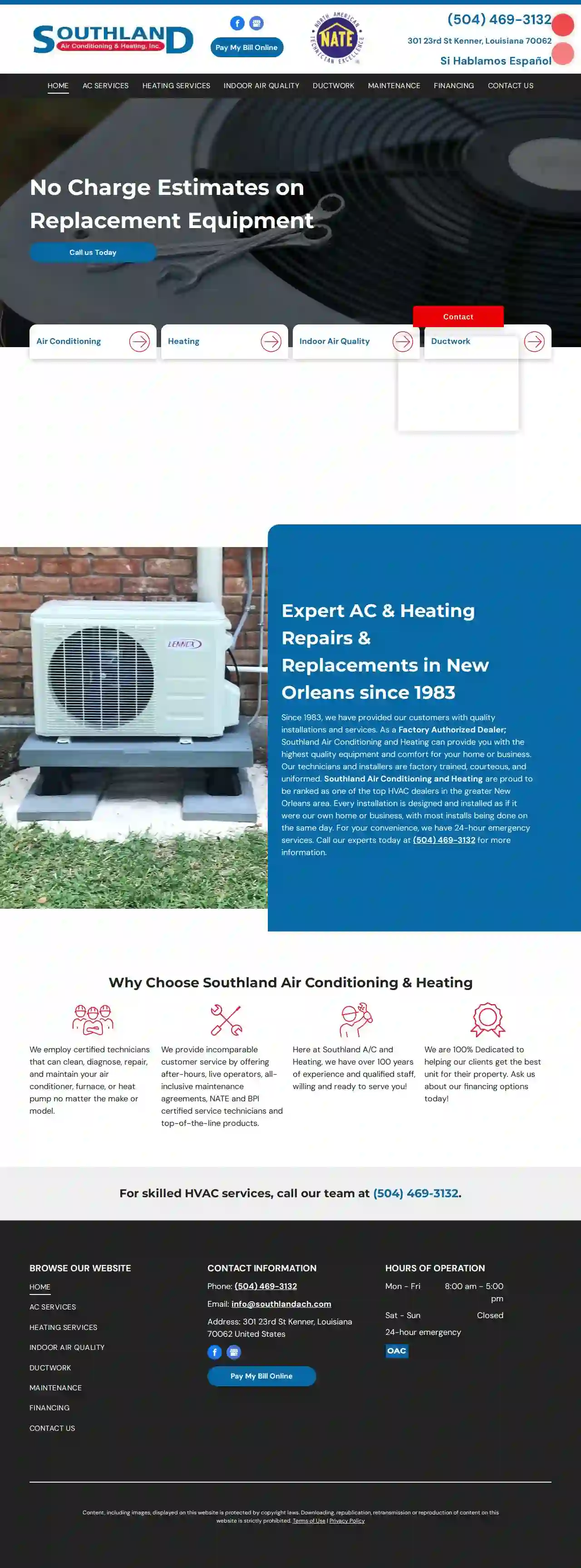 Southland Air Conditioning & Heating Inc