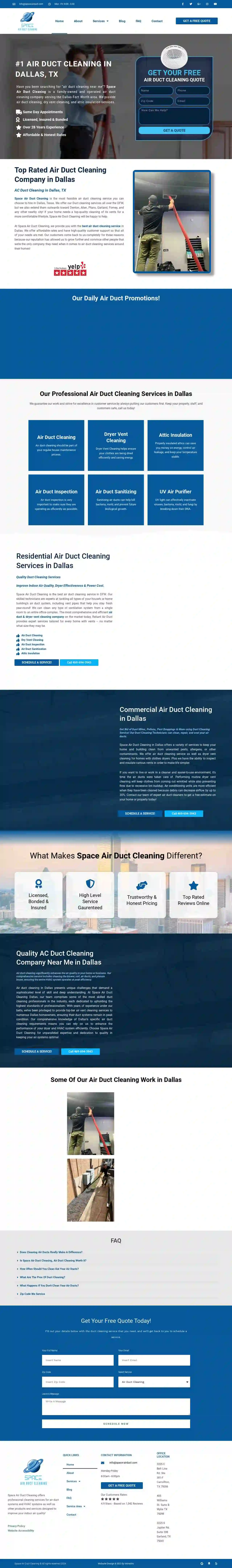 Space Air Duct Cleaning