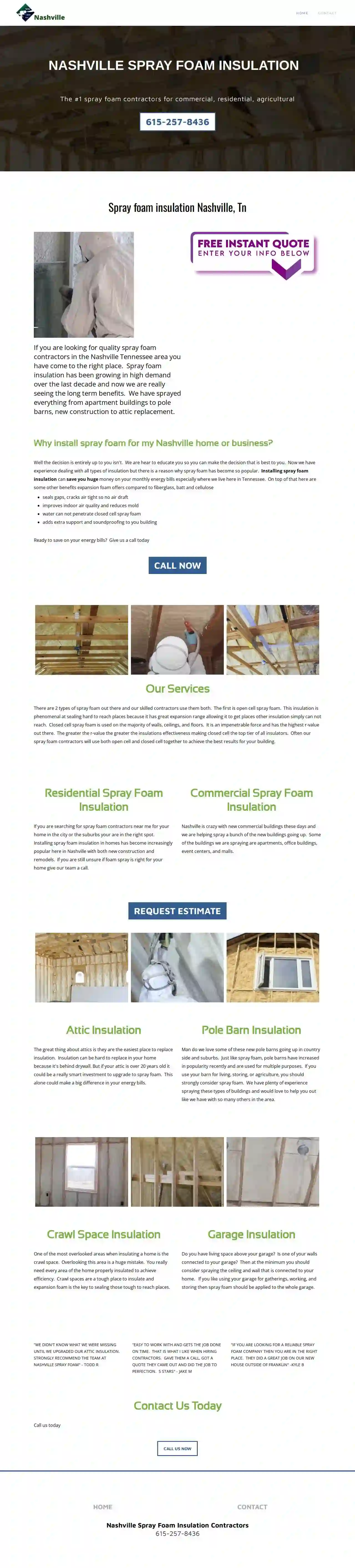 Nashville Spray Foam Insulation Pros