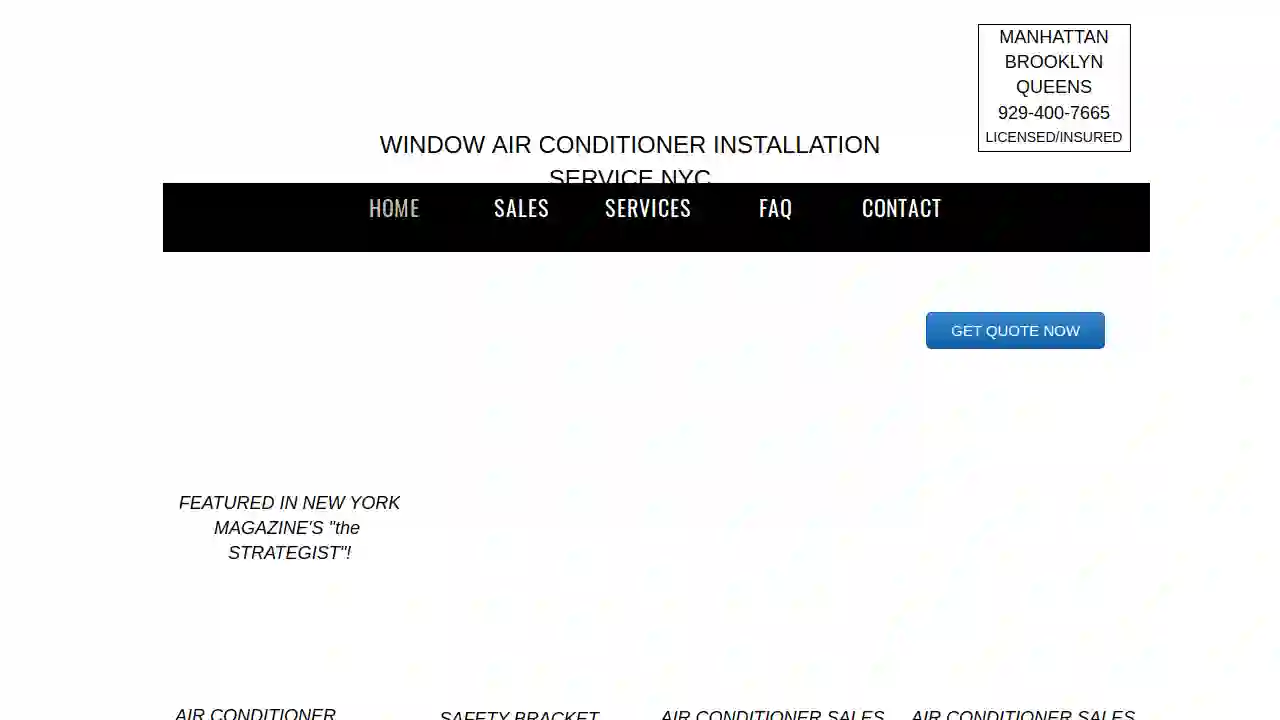 NYC Window Air Conditioner Installation and Delivery by SuperCoolNYC