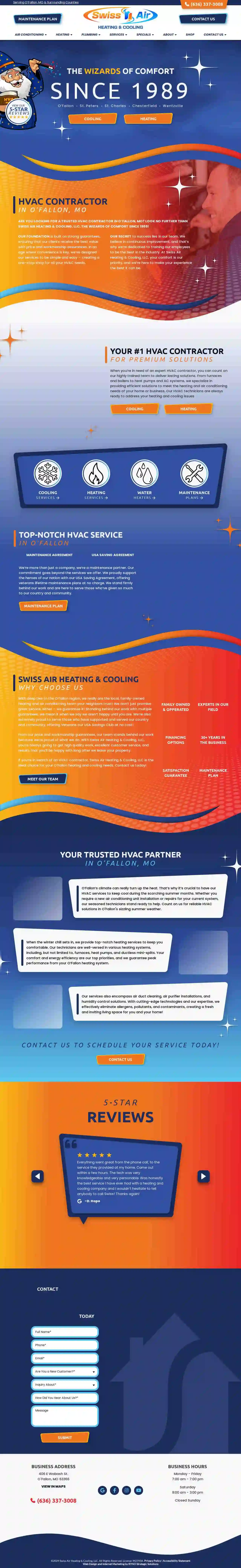 Swiss Air Heating & Cooling, LLC