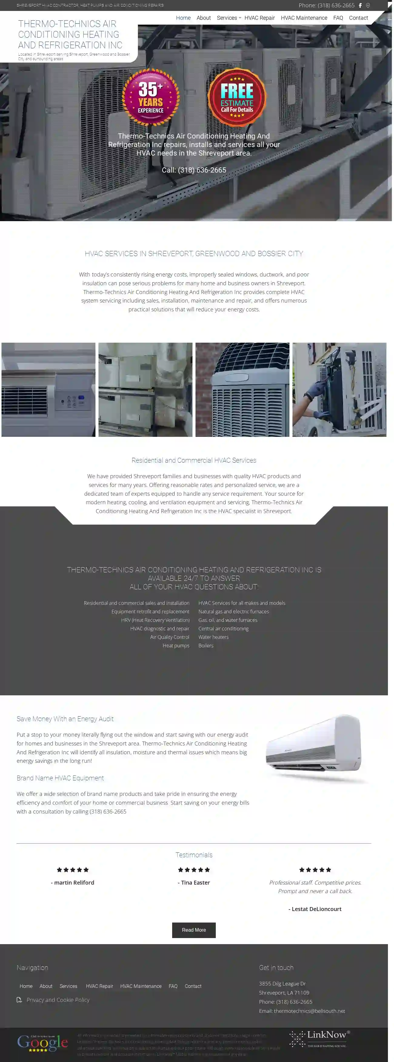 Thermo-Technics Air Conditioning Heating And Refrigeration Inc