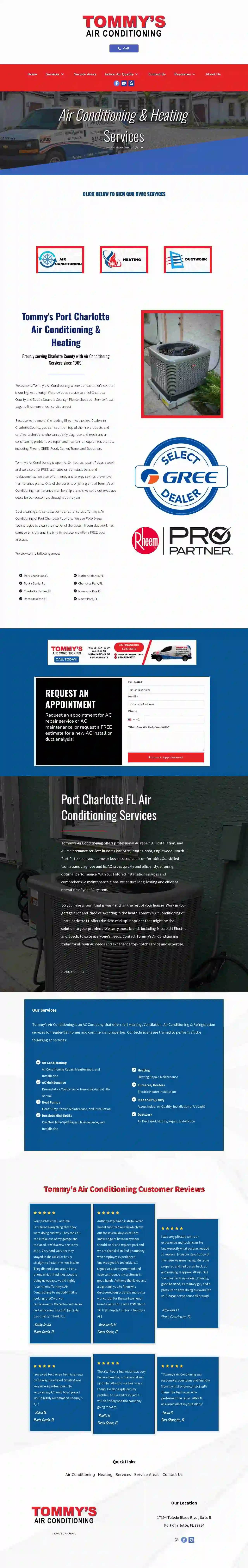 Tommy's Port Charlotte Air Conditioning & Heating