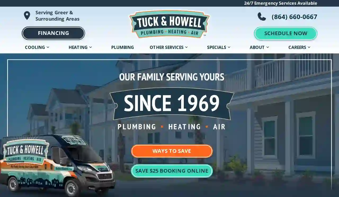 Tuck & Howell Plumbing, Heating & Air