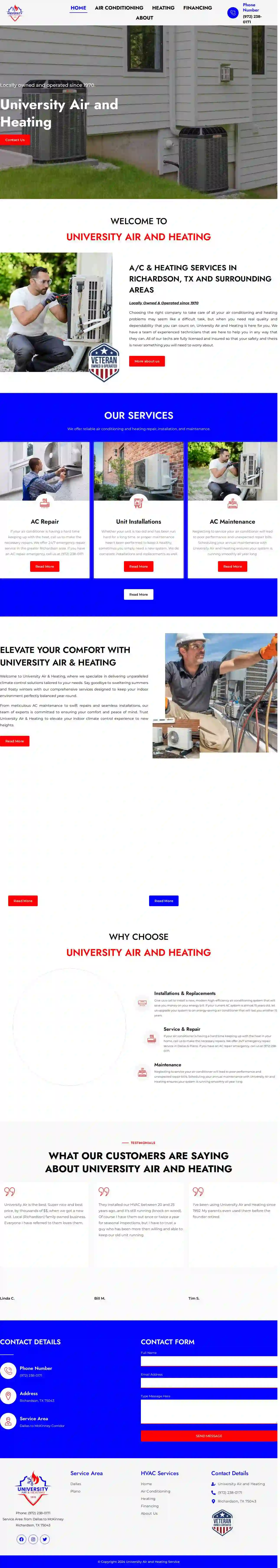 University Air And Heating