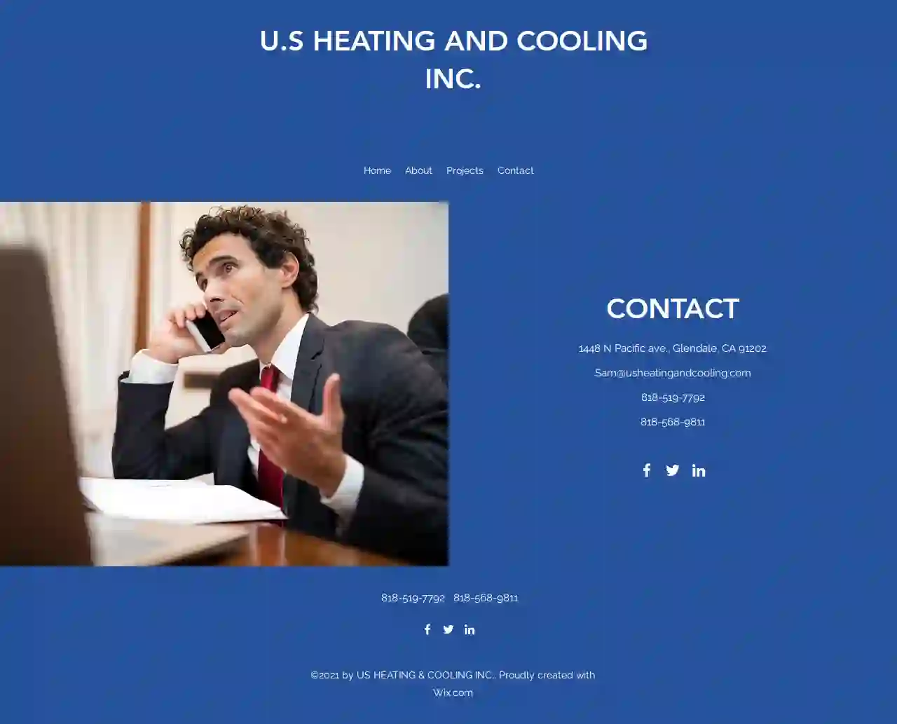 US HEATING AND COOLING INC