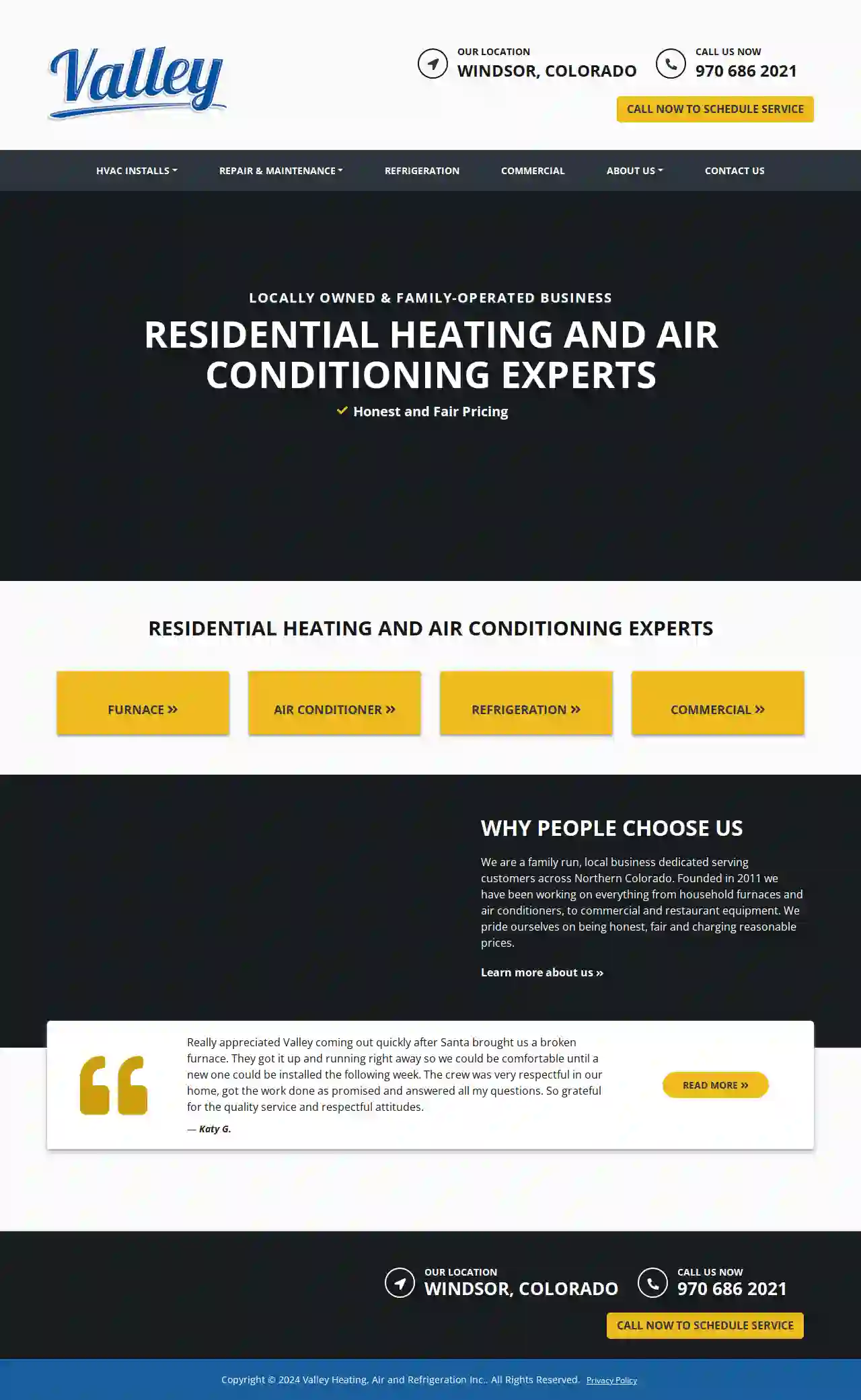 Valley Heating Air and Regrigeration Inc