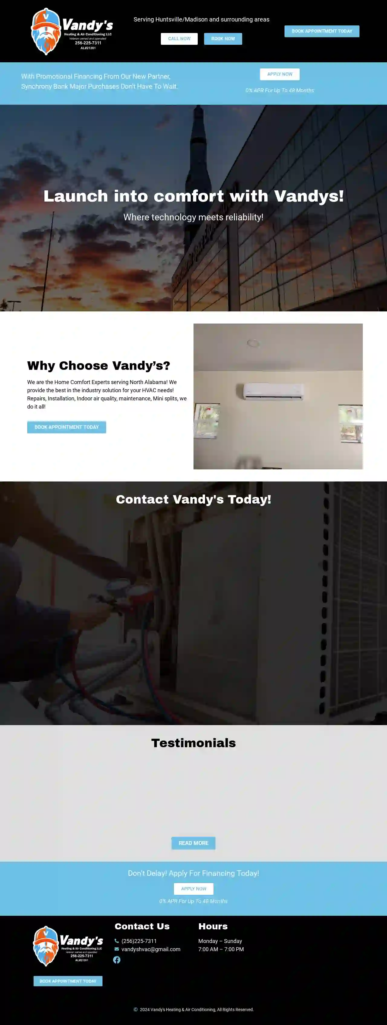 Vandy's Heating & Air Conditioning LLC