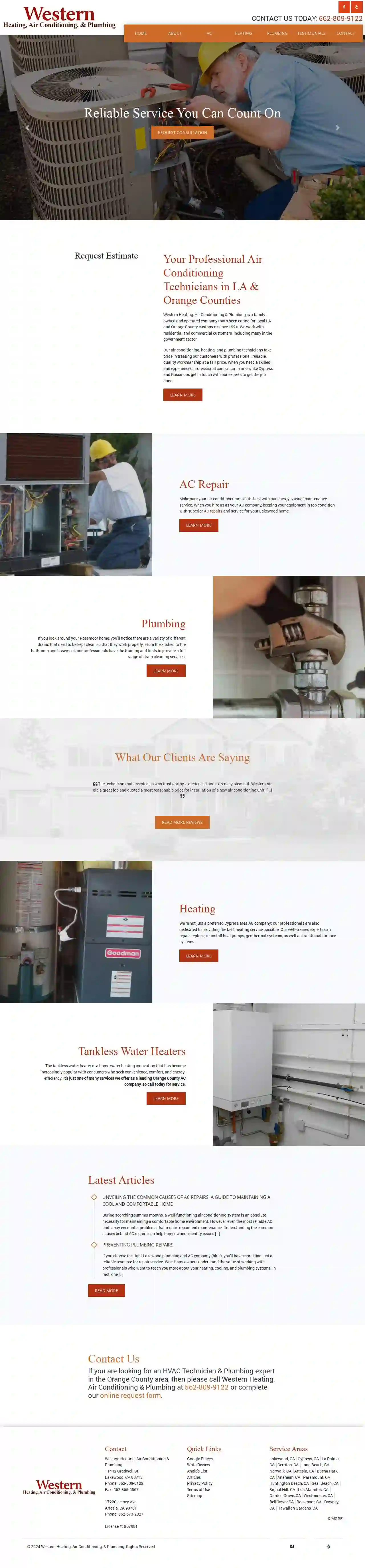 Western Heating, Air Conditioning & Plumbing